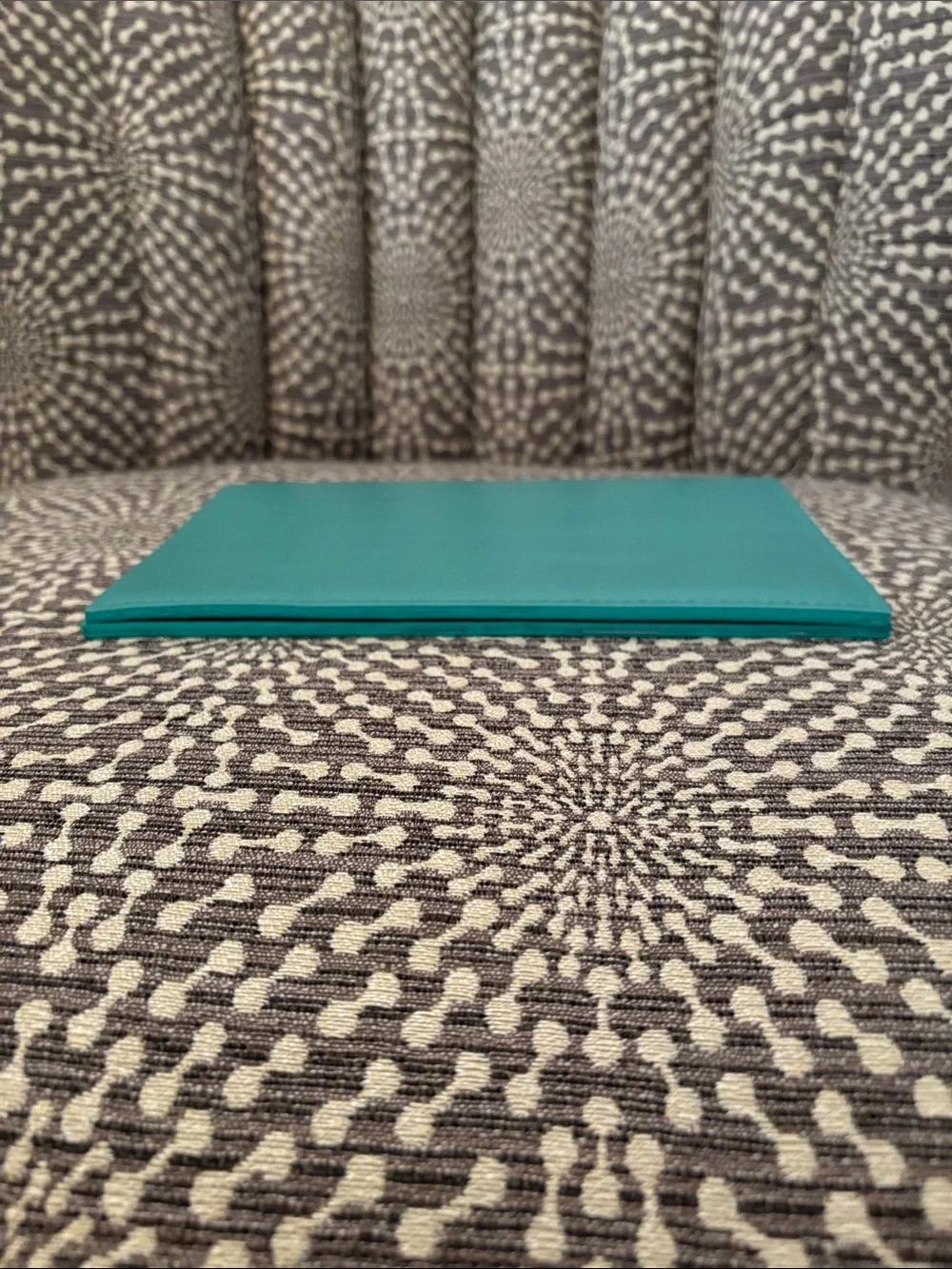 Casupo Refillable A5 Leather Journal NoteCover Teal Blue Suede interior